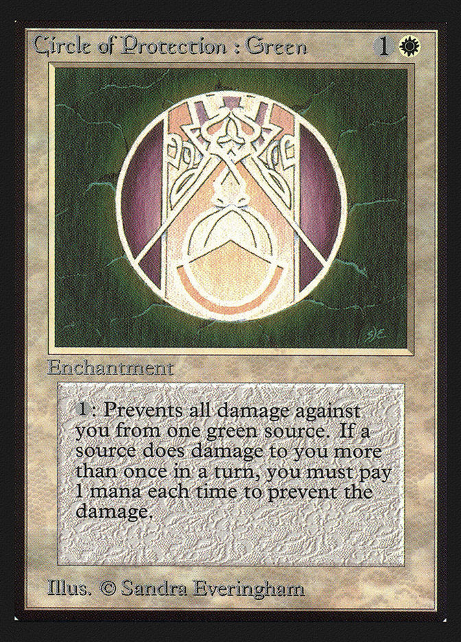 Circle of Protection: Green [International Collectors' Edition] - Magic: The Gathering - Card Brawlers | Quebec | Canada |