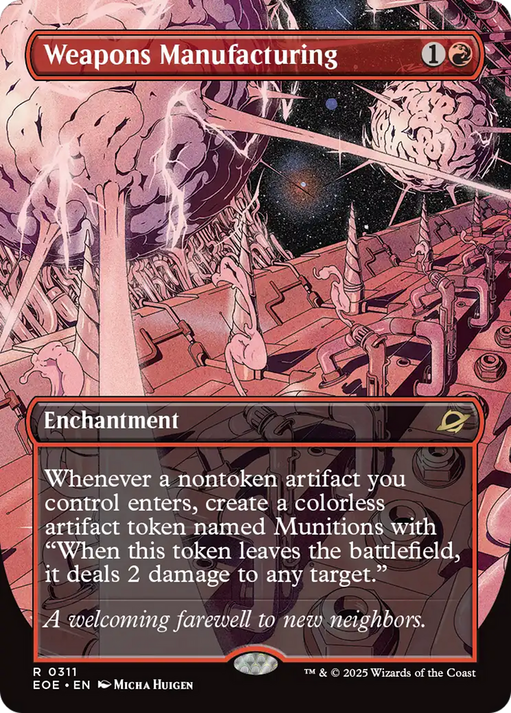 Weapons Manufacturing (Borderless) [Edge of Eternities] - Magic: The Gathering - Card Brawlers | Quebec | Canada |