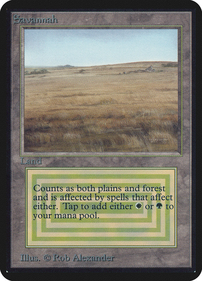 Savannah [Alpha Edition] - Magic: The Gathering - Card Brawlers | Quebec | Canada |