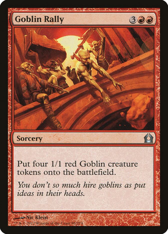 Goblin Rally [Return to Ravnica] - Magic: The Gathering - Card Brawlers | Quebec | Canada |