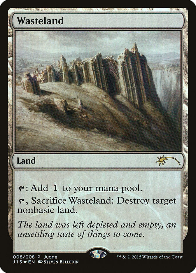 Wasteland [Judge Gift Cards 2015] - Magic: The Gathering - Card Brawlers | Quebec | Canada |