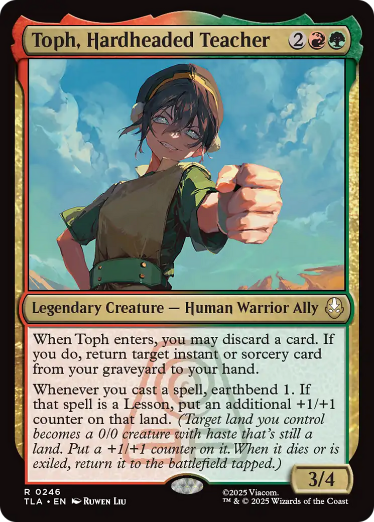 Toph, Hardheaded Teacher [Avatar: The Last Airbender] - Magic: The Gathering - Card Brawlers | Quebec | Canada |