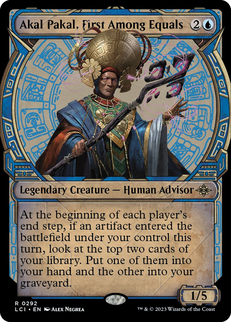 Akal Pakal, First Among Equals (Showcase) [The Lost Caverns of Ixalan] - Magic: The Gathering - Card Brawlers | Quebec | Canada |