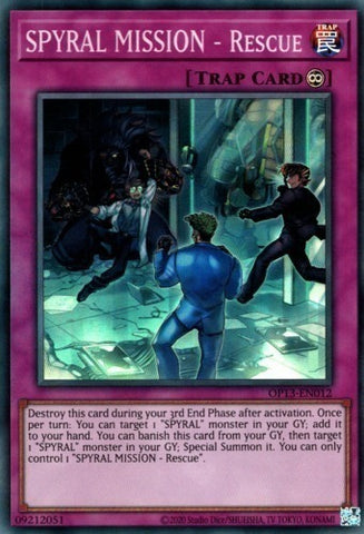 SPYRAL MISSION - Rescue [OP13-EN012] Super Rare - Yu-Gi-Oh! - Card Brawlers | Quebec | Canada |