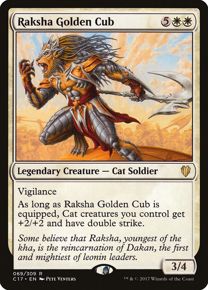 Raksha Golden Cub [Commander 2017] - Magic: The Gathering - Card Brawlers | Quebec | Canada |