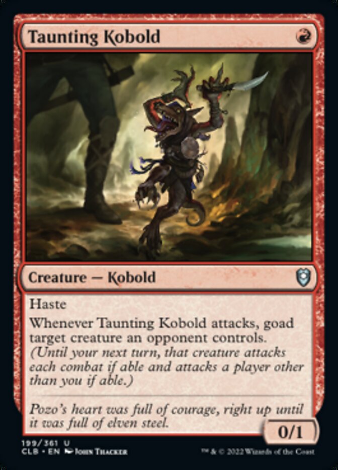 Taunting Kobold [Commander Legends: Battle for Baldur's Gate] - Magic: The Gathering - Card Brawlers | Quebec | Canada |