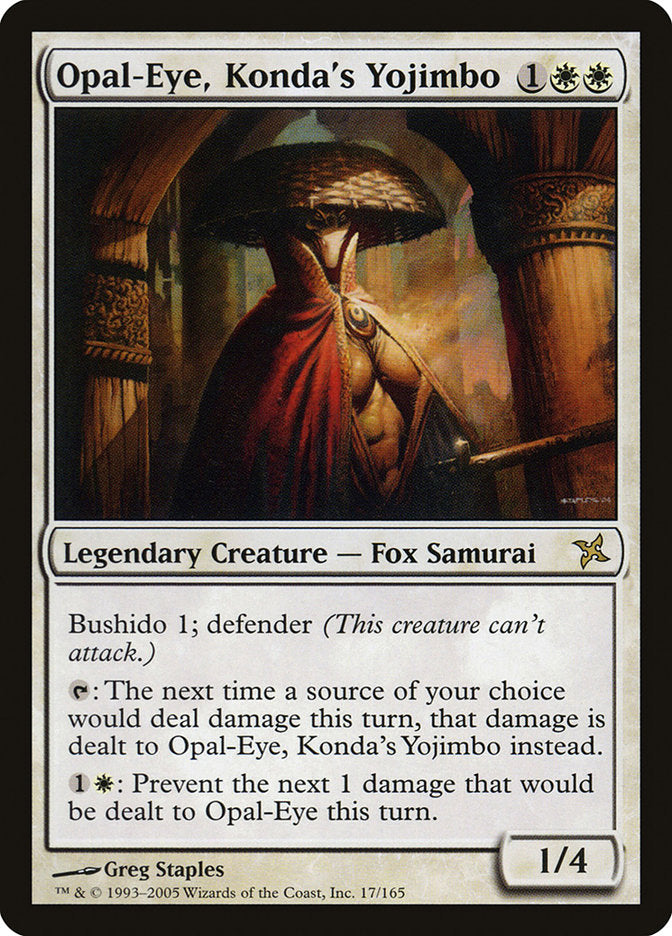 Opal-Eye, Konda's Yojimbo [Betrayers of Kamigawa] - Magic: The Gathering - Card Brawlers | Quebec | Canada |