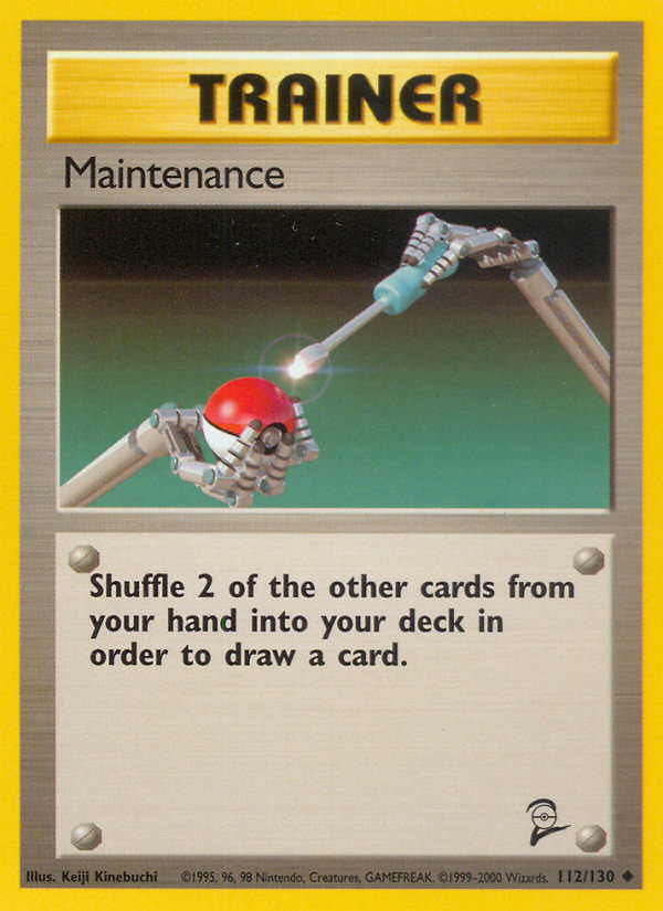 Maintenance (112/130) [Base Set 2] - Pokémon - Card Brawlers | Quebec | Canada |