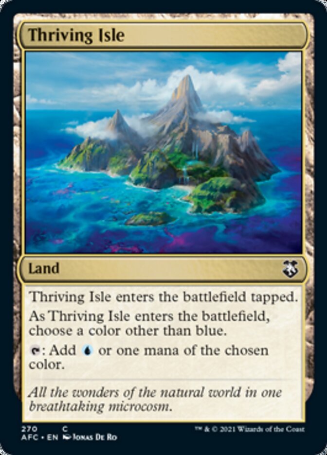 Thriving Isle [Dungeons & Dragons: Adventures in the Forgotten Realms Commander] - Magic: The Gathering - Card Brawlers | Quebec | Canada |