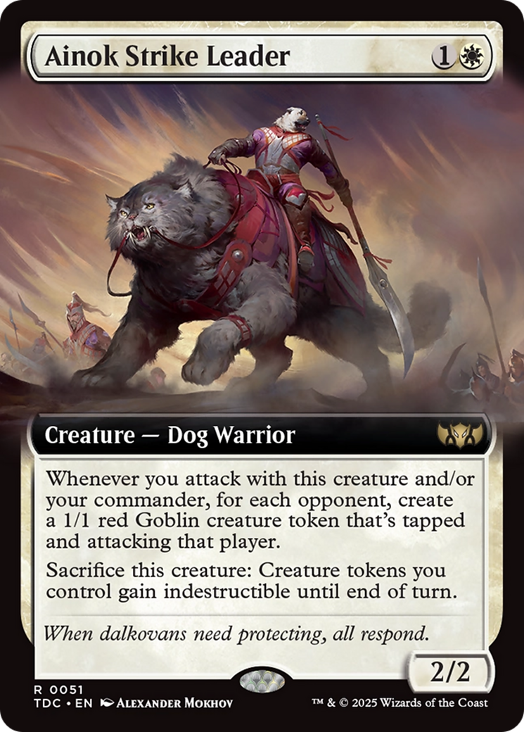 Ainok Strike Leader (Extended Art) [Tarkir: Dragonstorm Commander] - Magic: The Gathering - Card Brawlers | Quebec | Canada |