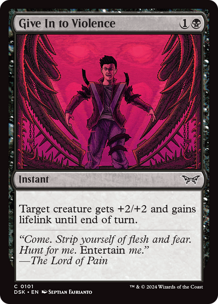 Give In to Violence [Duskmourn: House of Horror] - Magic: The Gathering - Card Brawlers | Quebec | Canada |