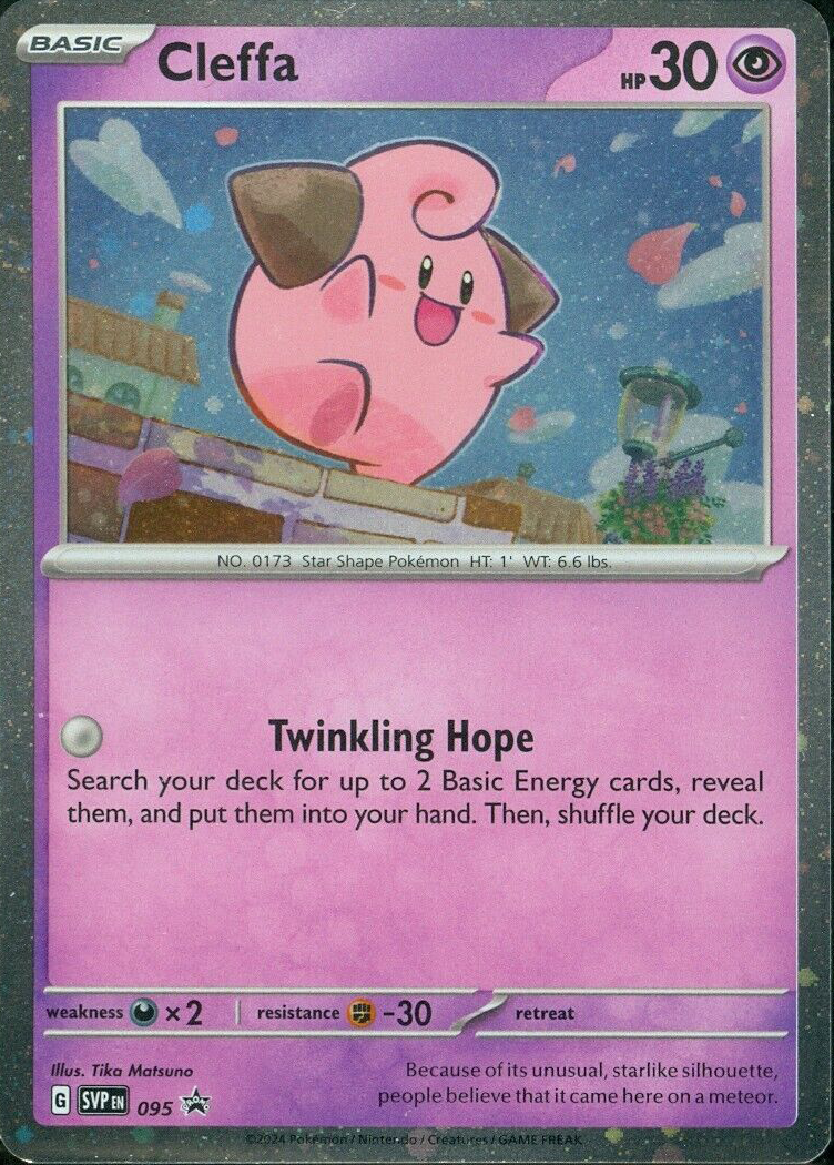 Cleffa (095) (Cosmos Foil) [Scarlet & Violet: Black Star Promos] - Pokémon - Card Brawlers | Quebec | Canada |