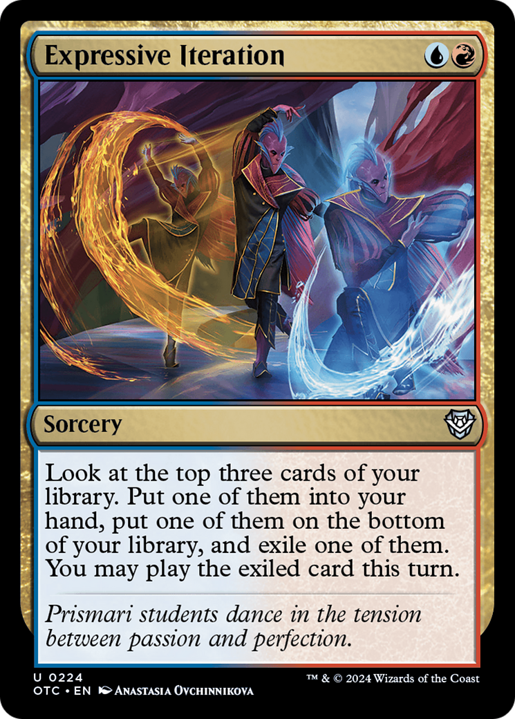Expressive Iteration [Outlaws of Thunder Junction Commander] - Magic: The Gathering - Card Brawlers | Quebec | Canada |
