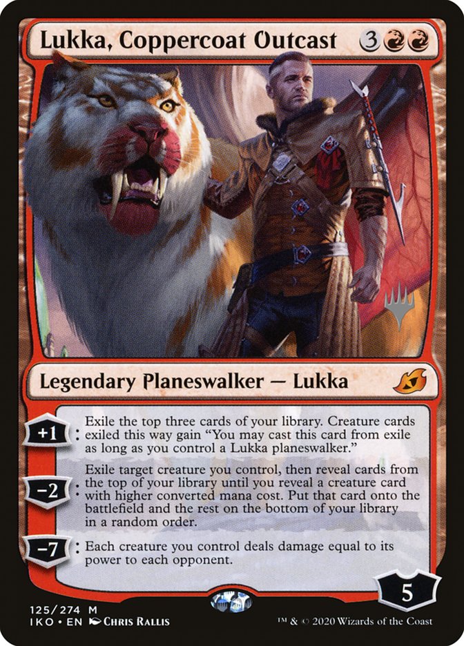 Lukka, Coppercoat Outcast (Promo Pack) [Ikoria: Lair of Behemoths Promos] - Magic: The Gathering - Card Brawlers | Quebec | Canada |