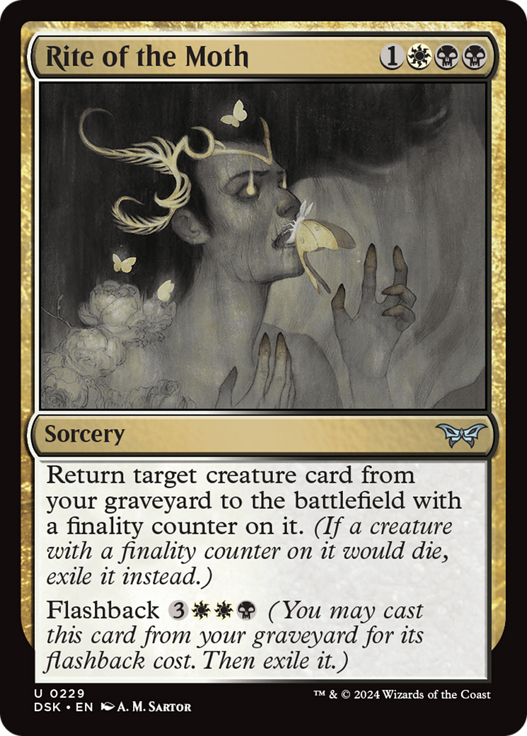 Rite of the Moth [Duskmourn: House of Horror] - Magic: The Gathering - Card Brawlers | Quebec | Canada |