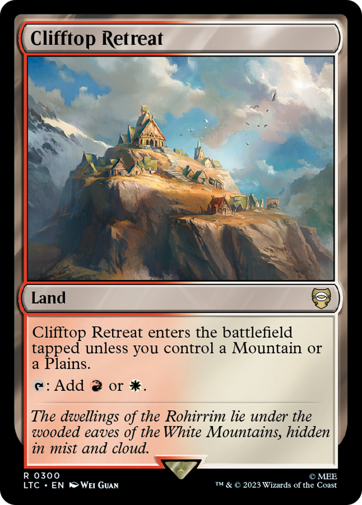 Clifftop Retreat [The Lord of the Rings: Tales of Middle-Earth Commander] - Magic: The Gathering - Card Brawlers | Quebec | Canada |