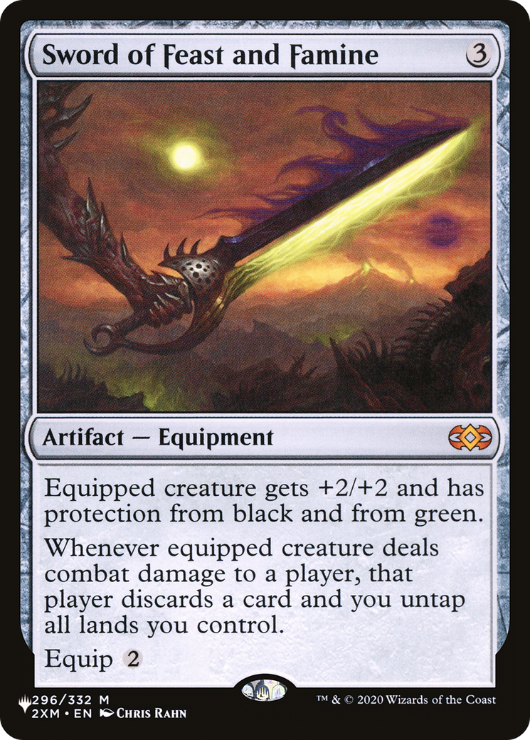 Sword of Feast and Famine [The List] - Magic: The Gathering - Card Brawlers | Quebec | Canada |