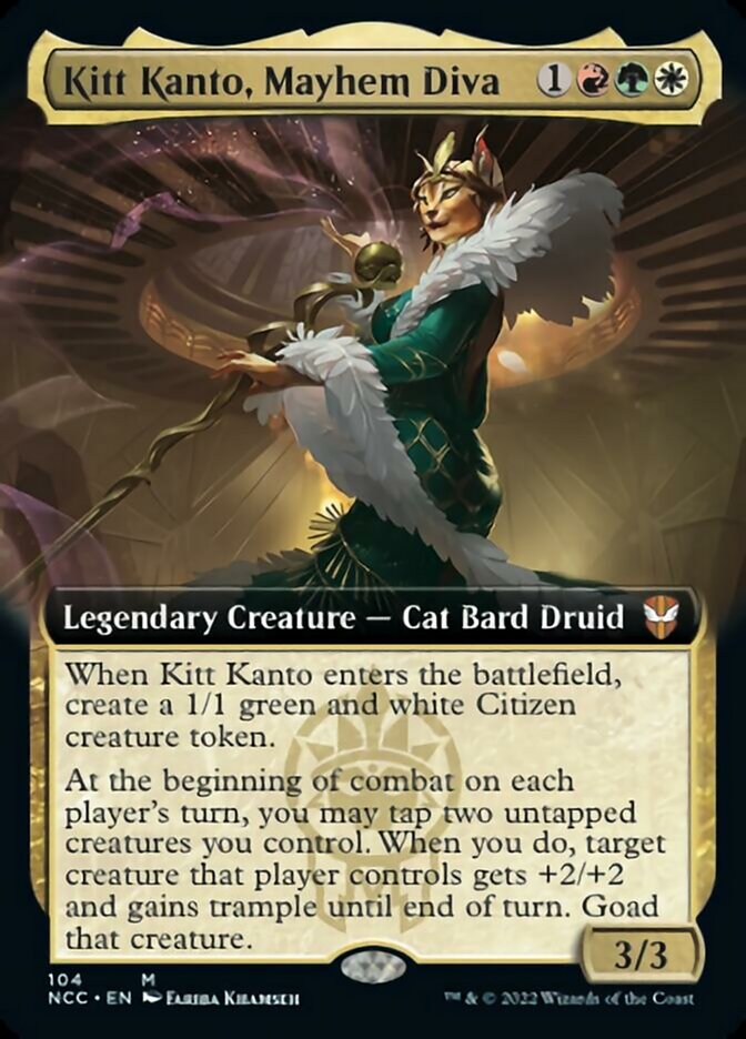 Kitt Kanto, Mayhem Diva (Extended Art) [Streets of New Capenna Commander] - Magic: The Gathering - Card Brawlers | Quebec | Canada |