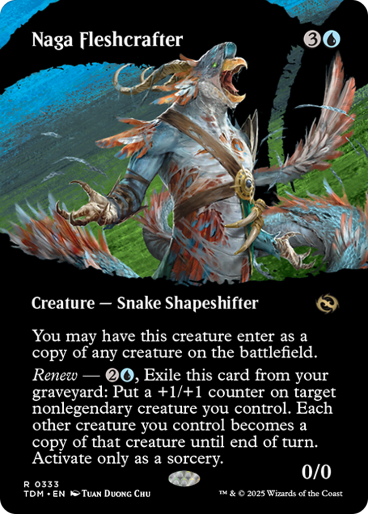 Naga Fleshcrafter (Borderless) [Tarkir: Dragonstorm] - Magic: The Gathering - Card Brawlers | Quebec | Canada |