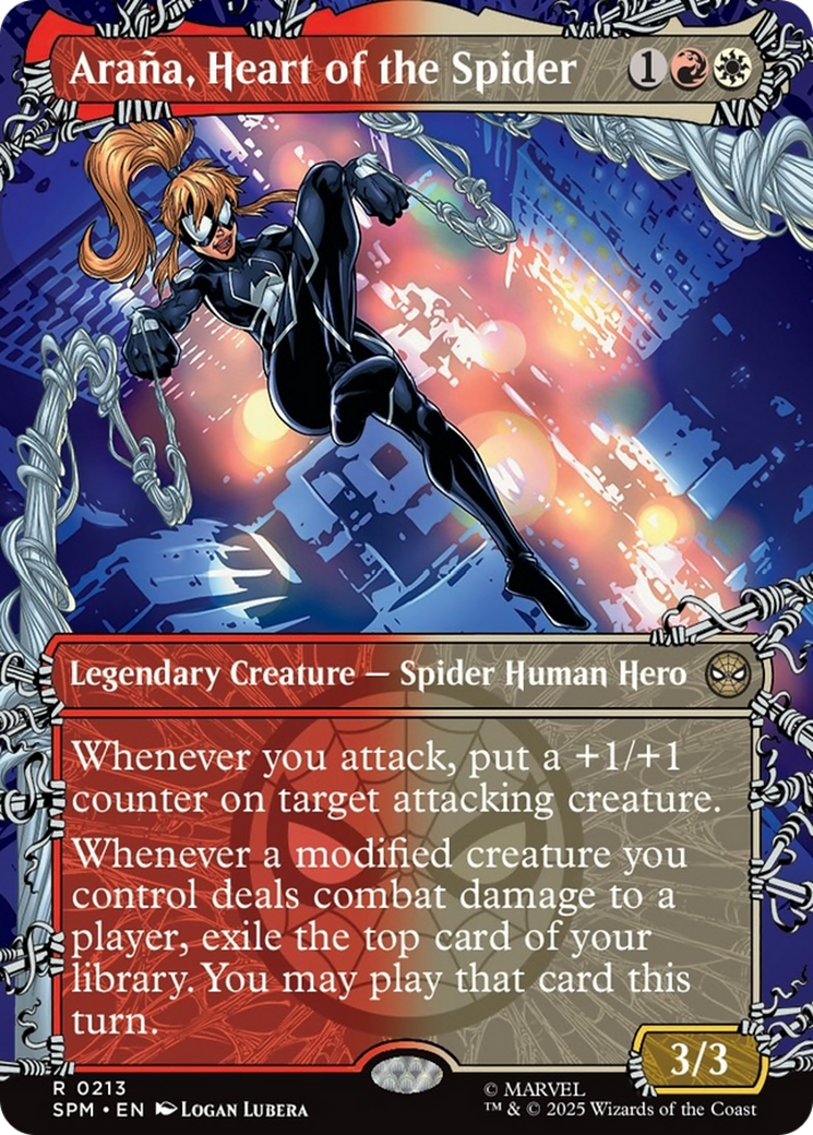 Arana, Heart of the Spider (Borderless) [Marvel's Spider-Man] - Magic: The Gathering - Card Brawlers | Quebec | Canada |