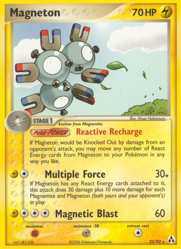Magneton (22/92) [EX: Legend Maker] - Pokémon - Card Brawlers | Quebec | Canada |