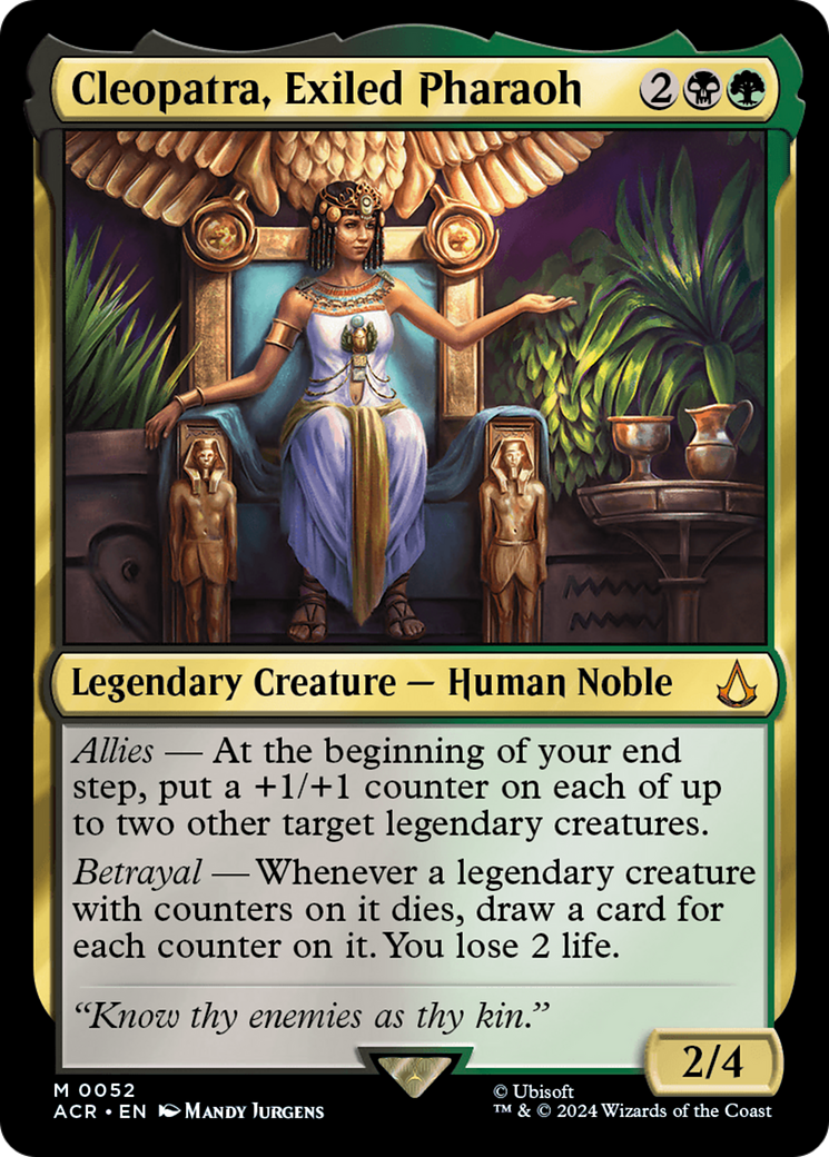 Cleopatra, Exiled Pharaoh [Assassin's Creed] - Magic: The Gathering - Card Brawlers | Quebec | Canada |