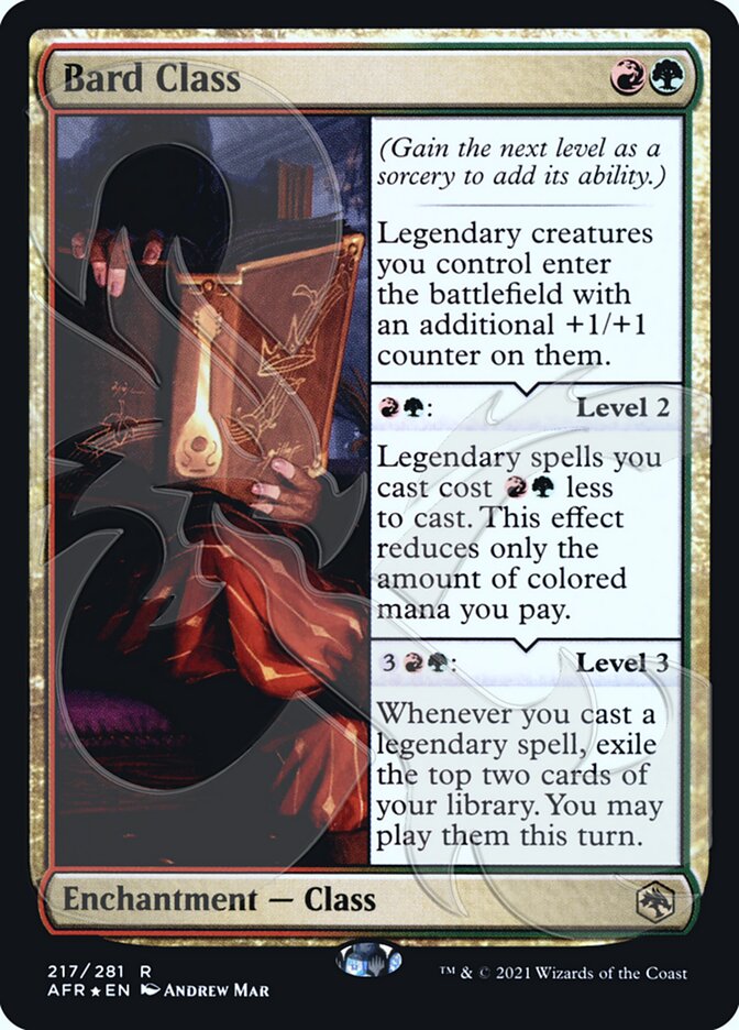 Bard Class (Ampersand Promo) [Dungeons & Dragons: Adventures in the Forgotten Realms Promos] - Magic: The Gathering - Card Brawlers | Quebec | Canada |