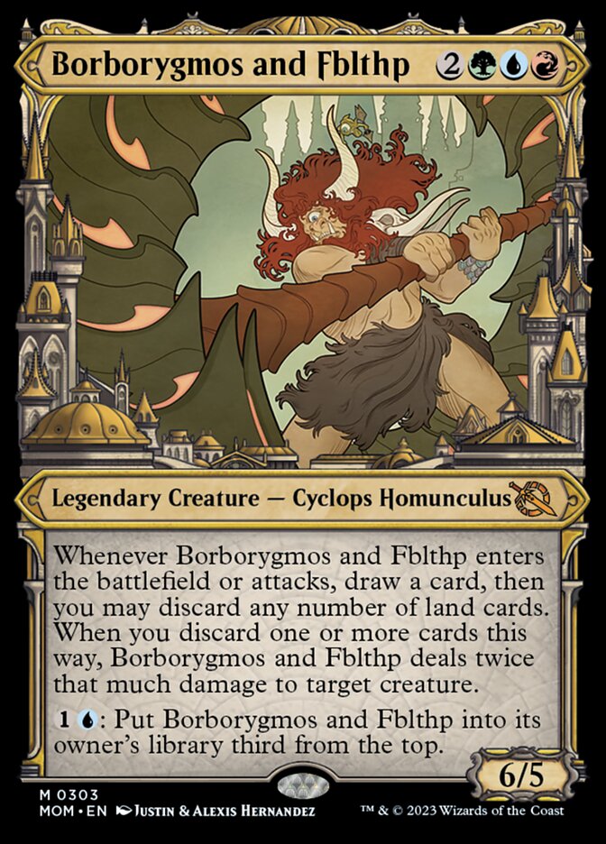 Borborygmos and Fblthp (Showcase Planar Booster Fun) [March of the Machine] - Magic: The Gathering - Card Brawlers | Quebec | Canada |