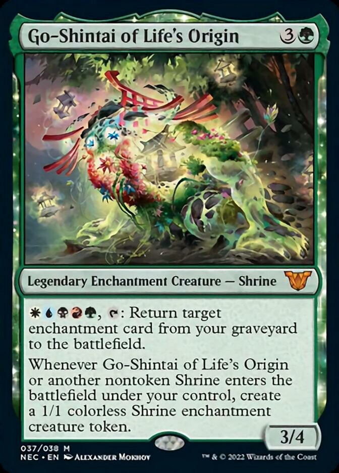Go-Shintai of Life's Origin [Kamigawa: Neon Dynasty Commander] - Magic: The Gathering - Card Brawlers | Quebec | Canada |