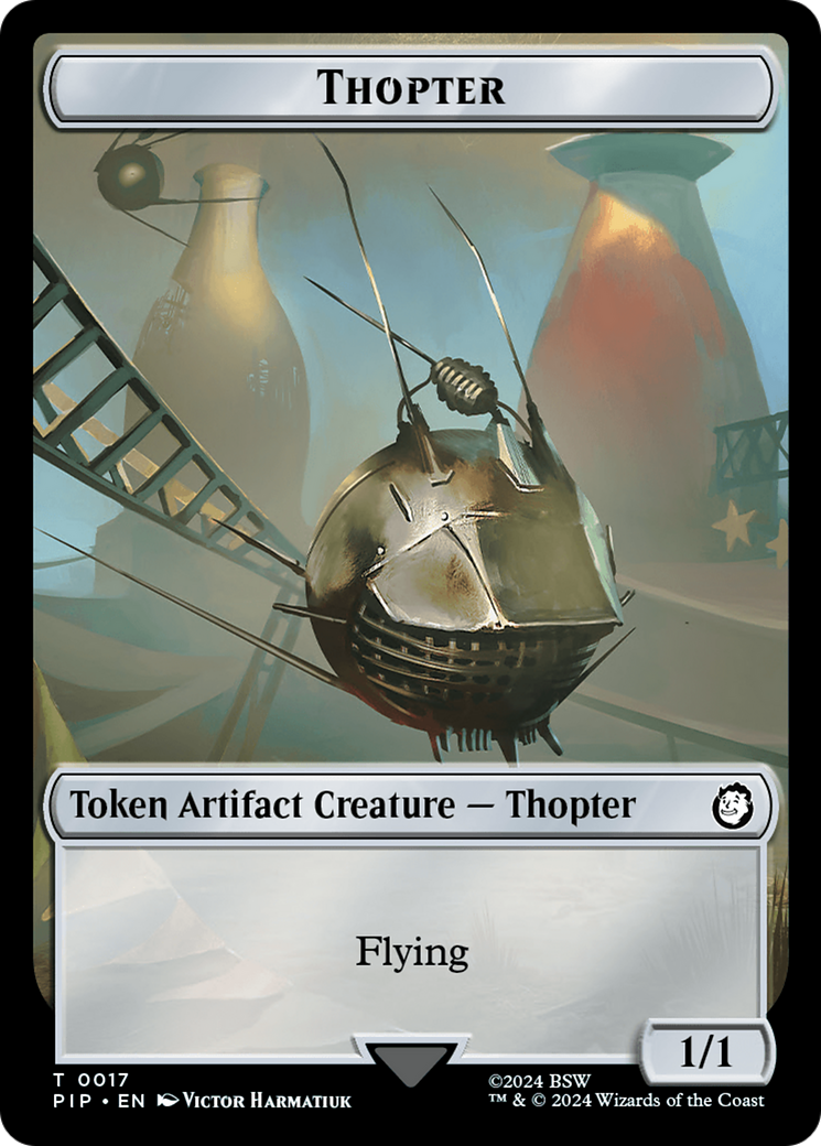 Thopter // Junk Double-Sided Token [Fallout Tokens] - Magic: The Gathering - Card Brawlers | Quebec | Canada |