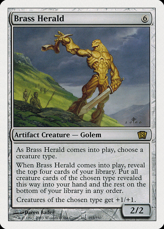 Brass Herald [Eighth Edition] - Magic: The Gathering - Card Brawlers | Quebec | Canada |
