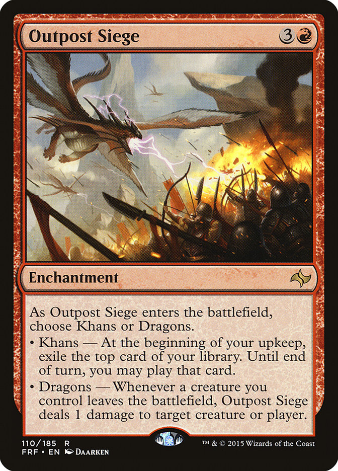 Outpost Siege [Fate Reforged] - Magic: The Gathering - Card Brawlers | Quebec | Canada |