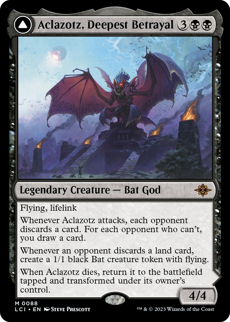 Aclazotz, Deepest Betrayal // Temple of the Dead [The Lost Caverns of Ixalan] - Magic: The Gathering - Card Brawlers | Quebec | Canada |