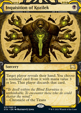 Inquisition of Kozilek (Foil Etched) [Strixhaven: School of Mages Mystical Archive] - Magic: The Gathering - Card Brawlers | Quebec | Canada |