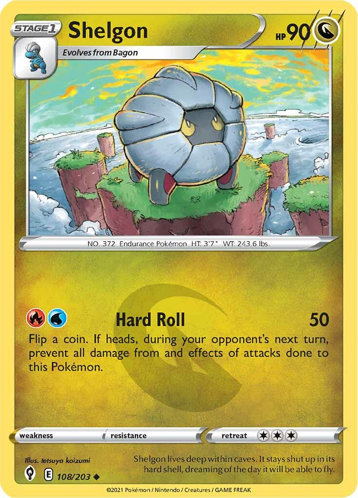 Shelgon (108/203) [Sword & Shield: Evolving Skies] - Pokémon - Card Brawlers | Quebec | Canada |