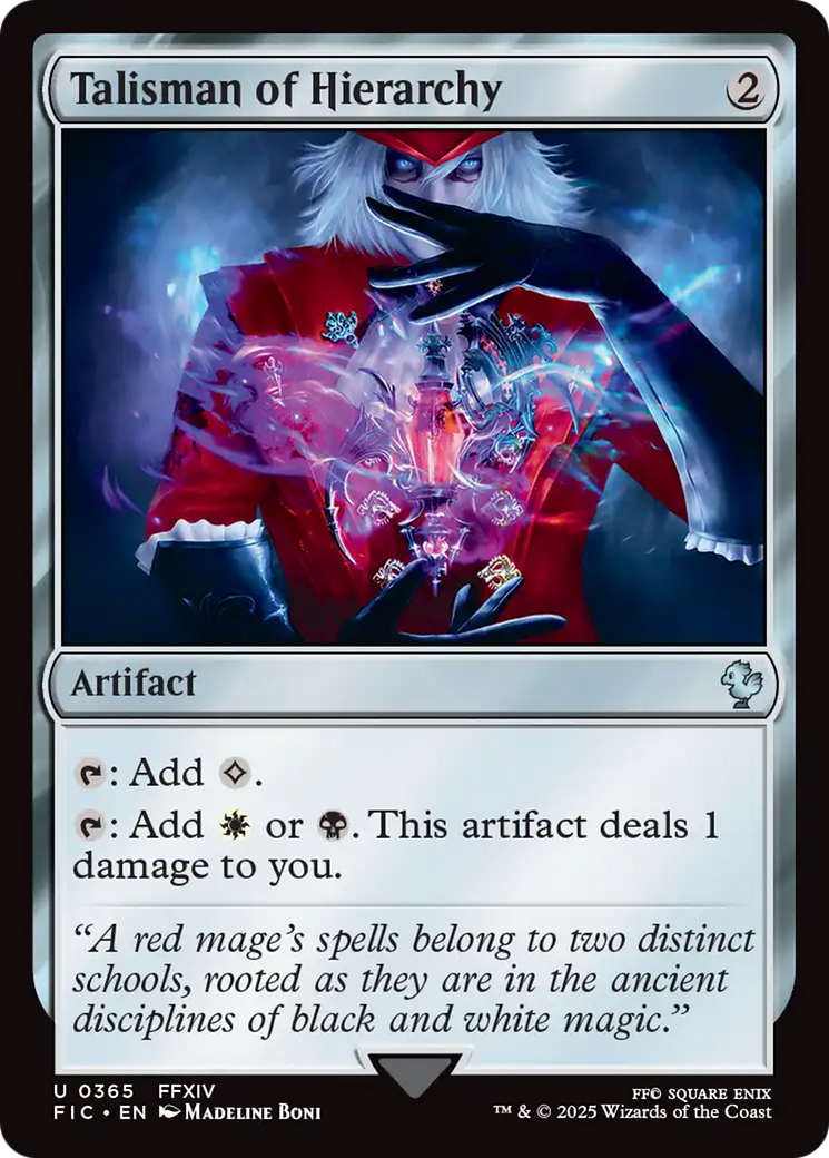 Talisman of Hierarchy [FINAL FANTASY Commander] - Magic: The Gathering - Card Brawlers | Quebec | Canada |
