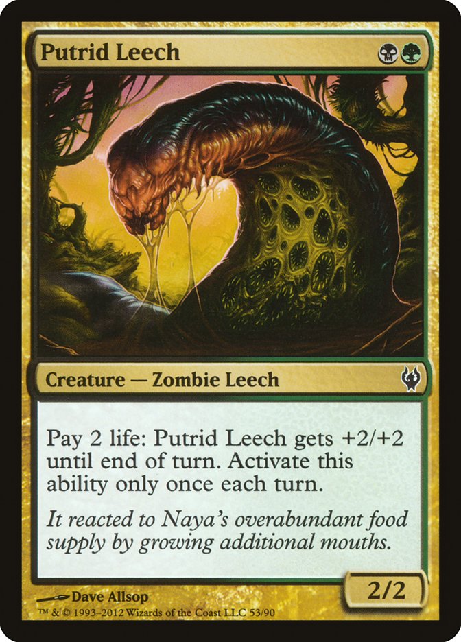 Putrid Leech [Duel Decks: Izzet vs. Golgari] - Magic: The Gathering - Card Brawlers | Quebec | Canada |