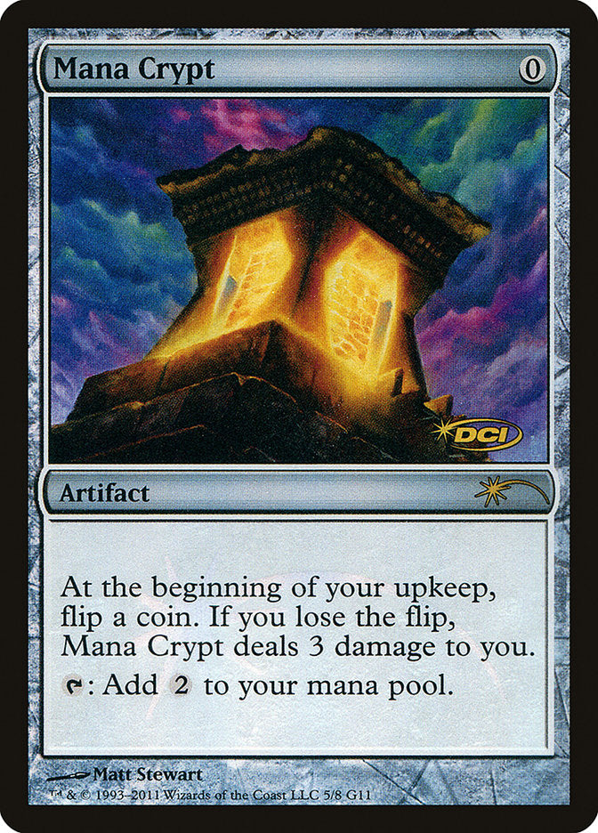 Mana Crypt [Judge Gift Cards 2011] - Magic: The Gathering - Card Brawlers | Quebec | Canada |