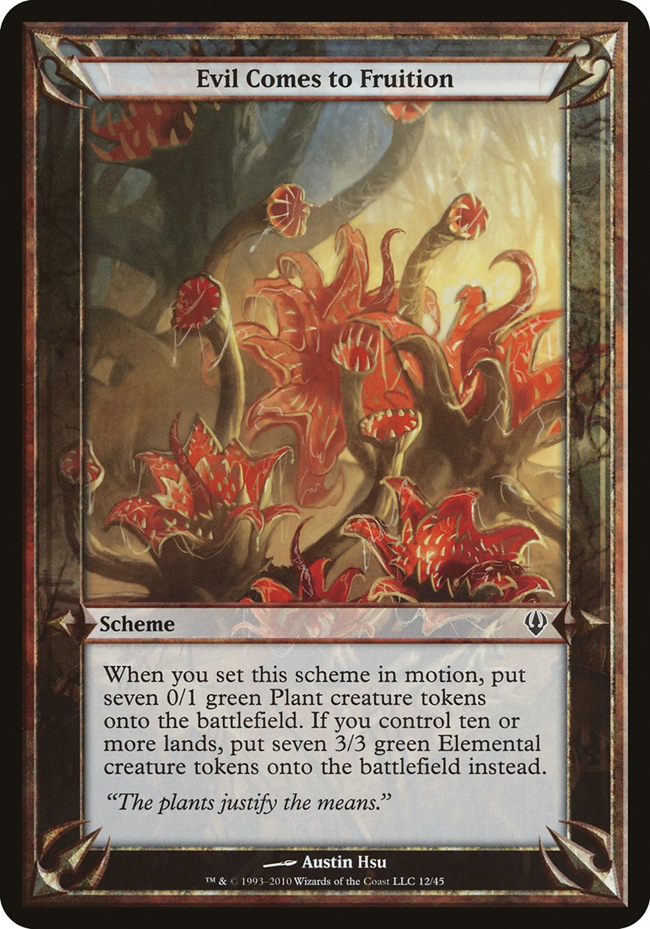 Evil Comes to Fruition (Schemes) [Archenemy Schemes] - Magic: The Gathering - Card Brawlers | Quebec | Canada |
