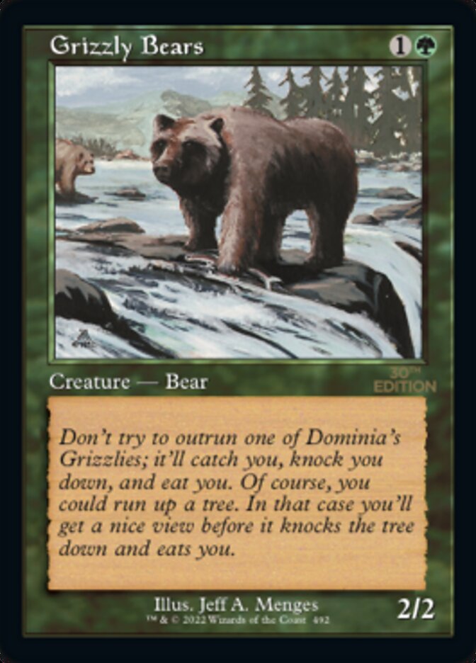 Grizzly Bears (Retro) [30th Anniversary Edition] - Magic: The Gathering - Card Brawlers | Quebec | Canada |