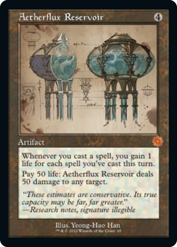 Aetherflux Reservoir (Retro Schematic) [The Brothers' War Retro Artifacts] - Magic: The Gathering - Card Brawlers | Quebec | Canada |
