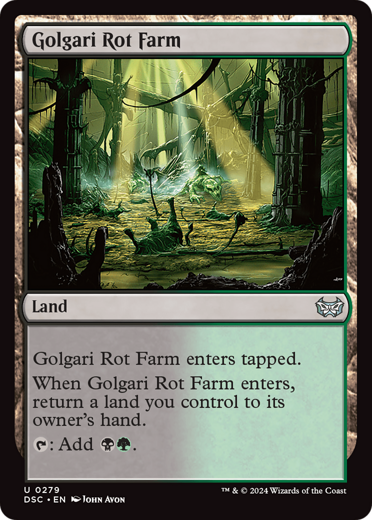 Golgari Rot Farm [Duskmourn: House of Horror Commander] - Magic: The Gathering - Card Brawlers | Quebec | Canada |