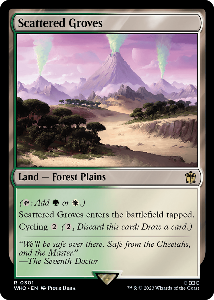Scattered Groves [Doctor Who] - Magic: The Gathering - Card Brawlers | Quebec | Canada |