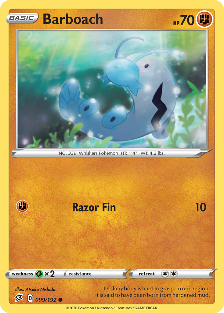 Barboach (099/192) [Sword & Shield: Rebel Clash] - Pokémon - Card Brawlers | Quebec | Canada |