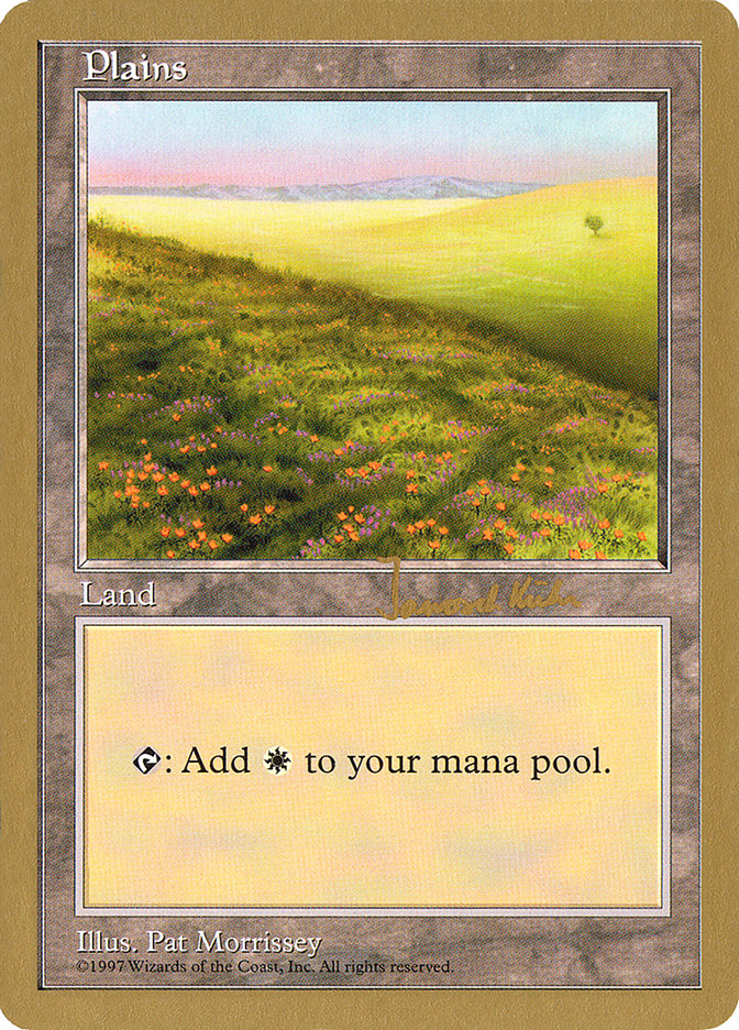 Plains (jk431) (Janosch Kuhn) [World Championship Decks 1997] - Magic: The Gathering - Card Brawlers | Quebec | Canada |