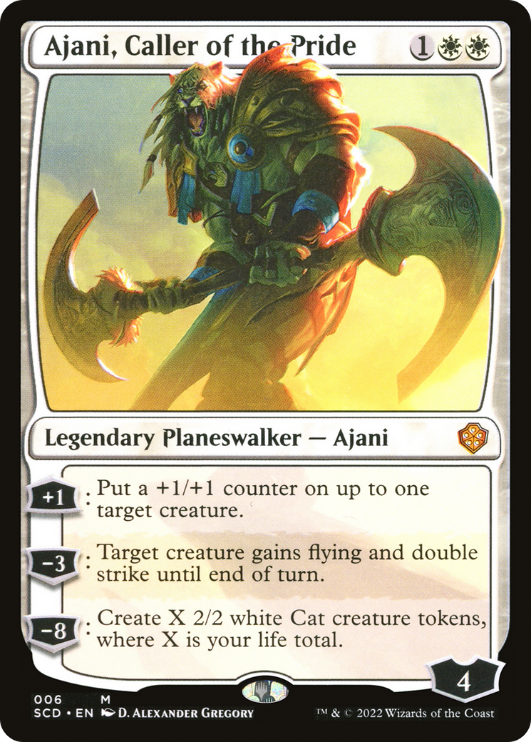Ajani, Caller of the Pride [Starter Commander Decks] - Magic: The Gathering - Card Brawlers | Quebec | Canada |