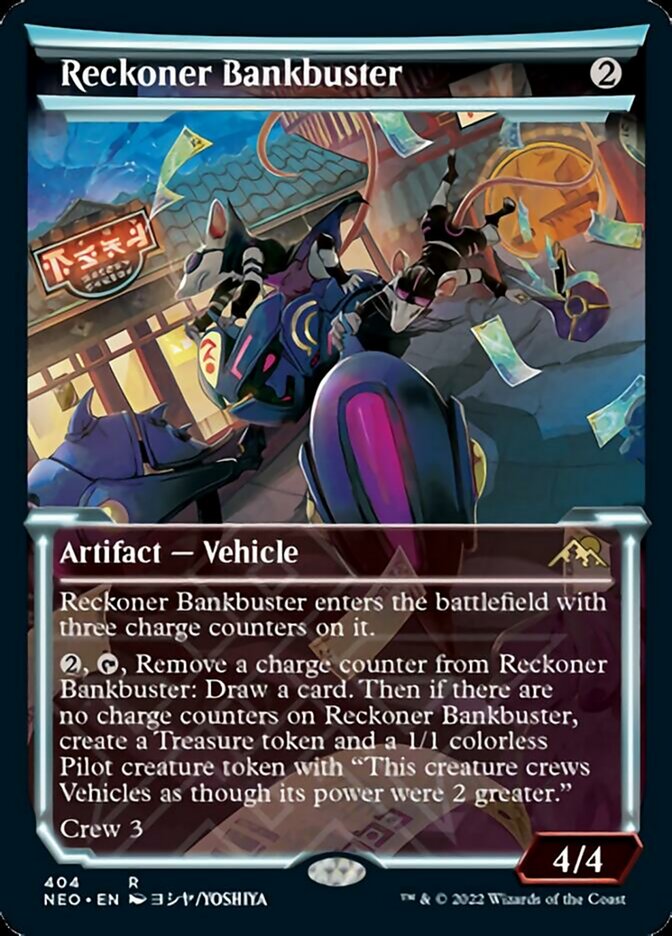 Reckoner Bankbuster (Showcase Soft Glow) [Kamigawa: Neon Dynasty] - Magic: The Gathering - Card Brawlers | Quebec | Canada |