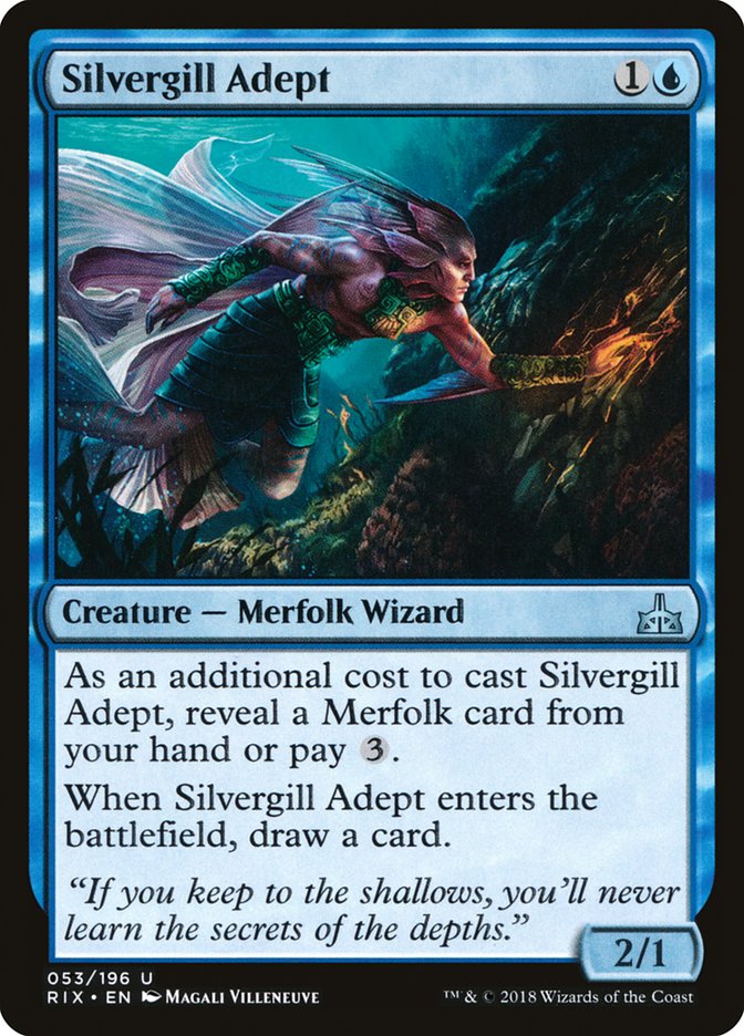 Silvergill Adept [Rivals of Ixalan] - Magic: The Gathering - Card Brawlers | Quebec | Canada |