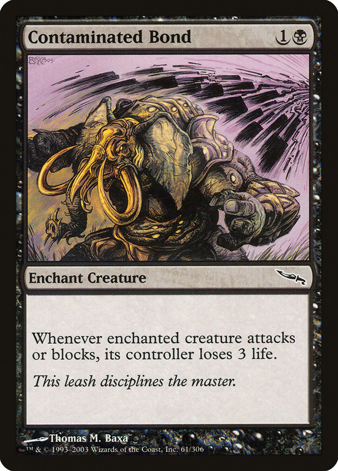 Contaminated Bond [Mirrodin] - Magic: The Gathering - Card Brawlers | Quebec | Canada |