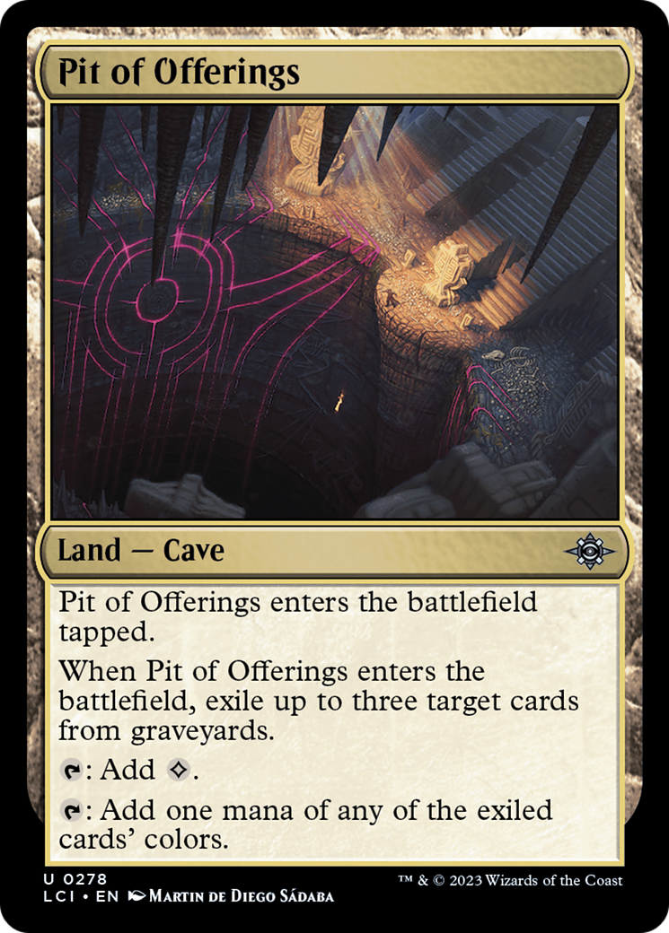 Pit of Offerings [The Lost Caverns of Ixalan] - Magic: The Gathering - Card Brawlers | Quebec | Canada |
